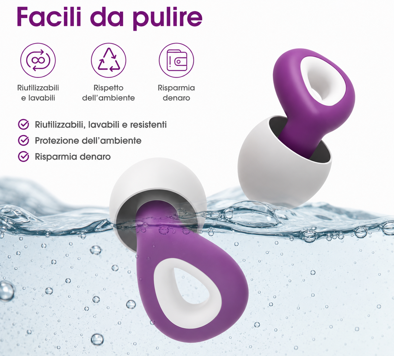 Silent™ - Tappi cancella rumore